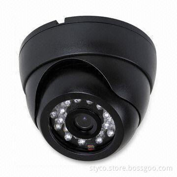 Color CCD Dome Camera, Built-in 2.8mm, 1/3" Sony 960H 700TVL, IR LED Night Vision Up to 20M